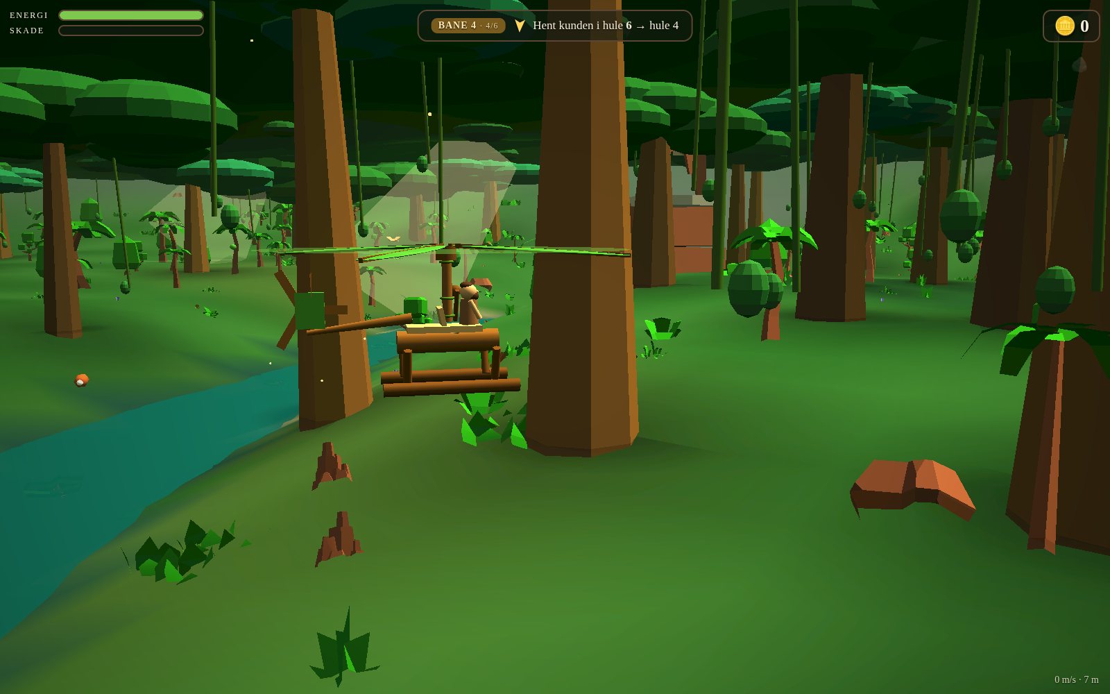 UGH!3D — pedaldrevet taxahelikopter i junglen